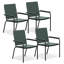 Ensemble de 4 chaises d'extérieur en polystyrène-404954821