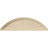 Segment Arch Sunburst Signature Urethane Combination Pediment, Primed Tan-103257574-113026219