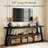 3-Tier Solid Wood Console Table for Entryway, 63-Inch Narrow Sofa Table Behind the Couch-901792304