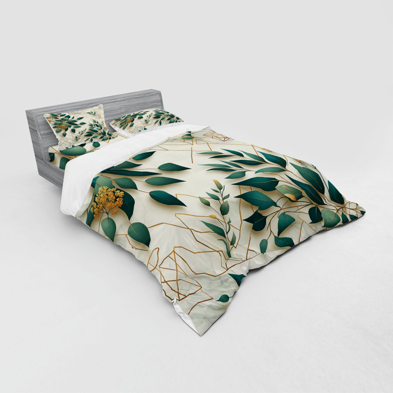 Polyester Not Solid Colour Duvet Cover, California King Duvet Cover + 3 Additional Pieces
