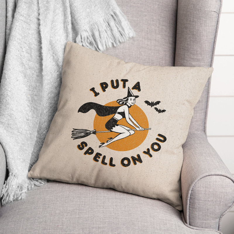  Witch Square Pillow Cover & Insert