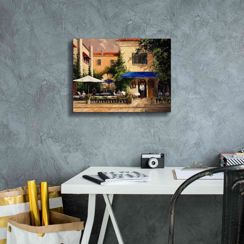 «Café Bar» par Art Fronckowiak, estampe numérique sur toile