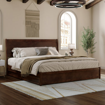 Avdesh Solid Wood Storage Bed