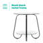 Cromartie Glass Top Frame End Table
