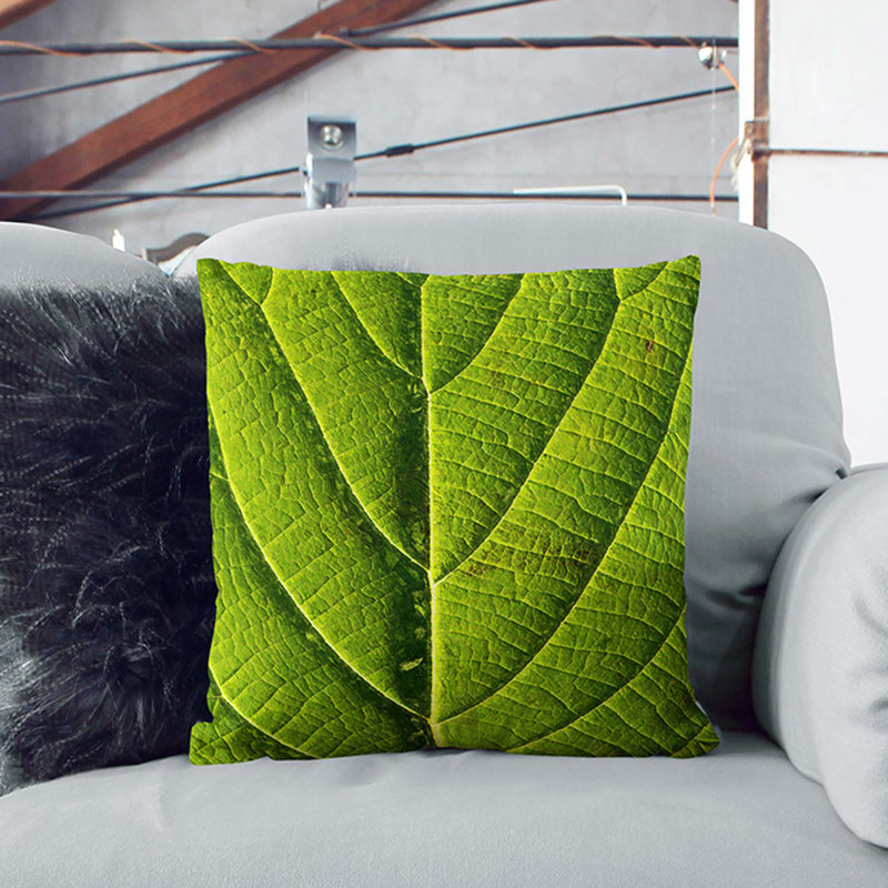 Leaf Pathways Cushion with Filling, 40cm H x 40cm W x 15cm D