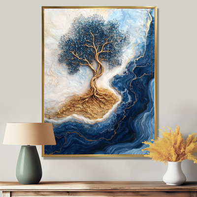 «Mykhaylo Aqua Tree Of Life Into The River Of Existance I», reproductions encadrées