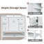 Meuble-lavabo simple 36 po avec plateau Leiding-21186379