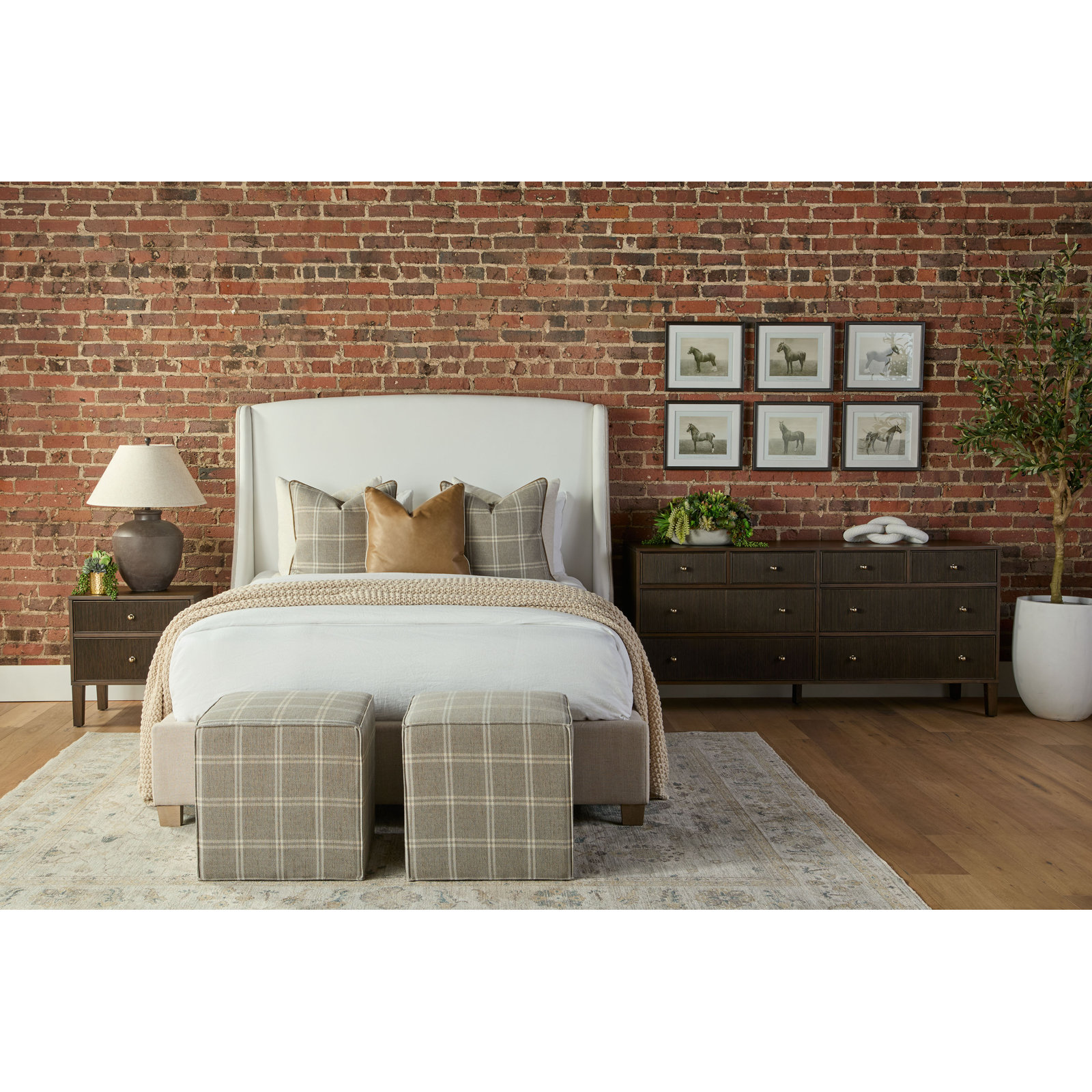 Taube 8 - Drawer Double Dresser, Dutch Brown