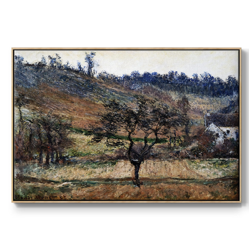 La vallée de Falaise, 1883, Naturel, H 17 po x l 25 po x P 2 po