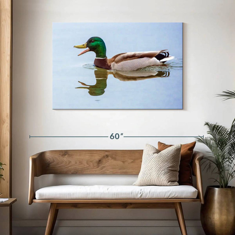 Brampt Floating Mallard Duck, 30" H x 45" W