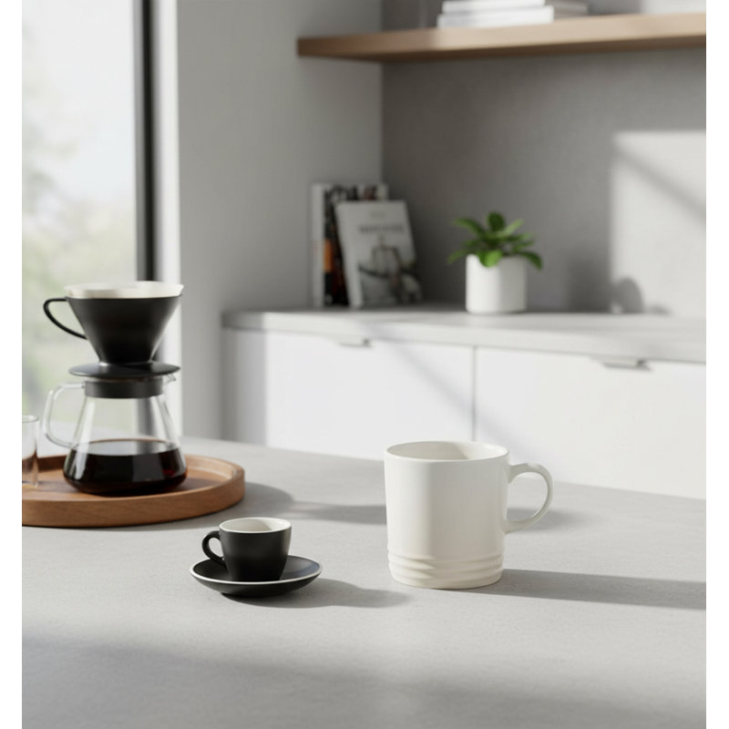 Stoneware Coffee Mug, White