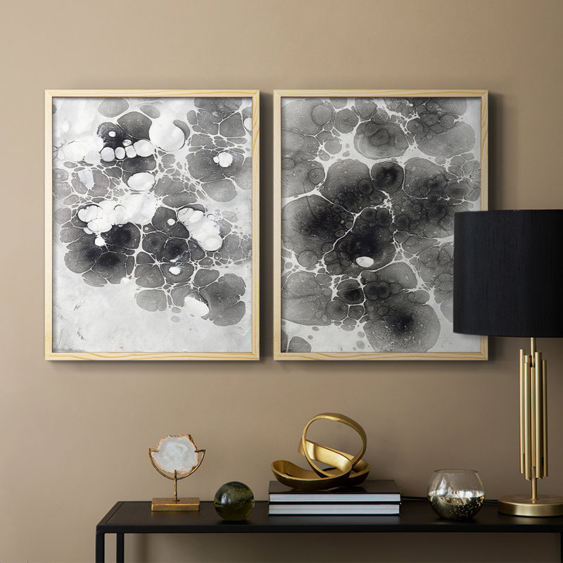 Impression encadrée de qualité supérieure Marble XIII - prête à être accrochée - aucun clou requis - aucun clou requis