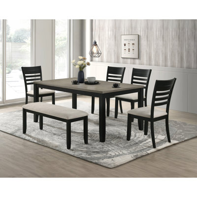 Contemporary 6pc Dining Set
