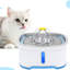 Distributeur de bol d'eau automatique automatique 2,5l pour fontaine d'eau pour chat, ultra silencieux, conception Vortex à nettoyage instantané