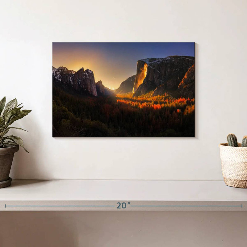 Alvord Yosemite Firefall I, 8" H x 12" W