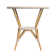 Tobias Outdoor Rattan Round Bistro Table