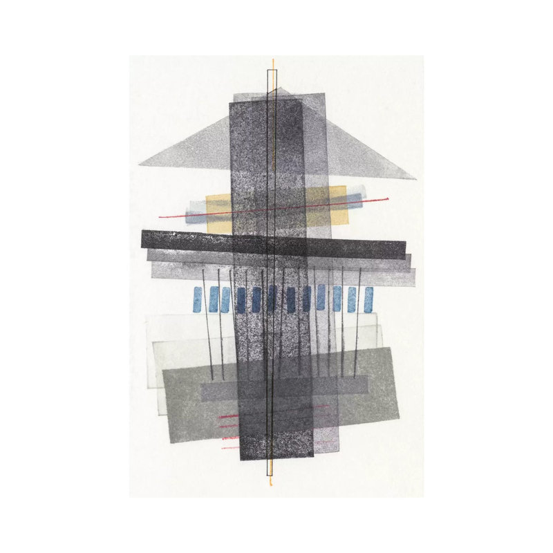 Compass Point II by Nikki Galapon - Wrapped Canvas Gallery-Wrapped Canvas Giclée, 20.32 cm H x 30.48 cm W