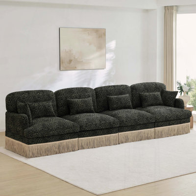 Canapé 4 places en chenille Comfy