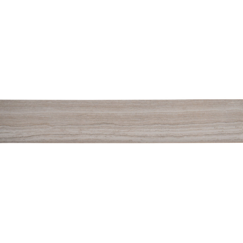 Zaretta 3 in. x 18 in. Matte Porcelain Bullnose Tile Trim, Shira