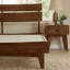Acacia Aurora Premium Solid Wood Platform Bed Frame and High Headboard, King Bed Frame with Headboard Included, Mid Century Modern Bed Frame-82628788-82628791