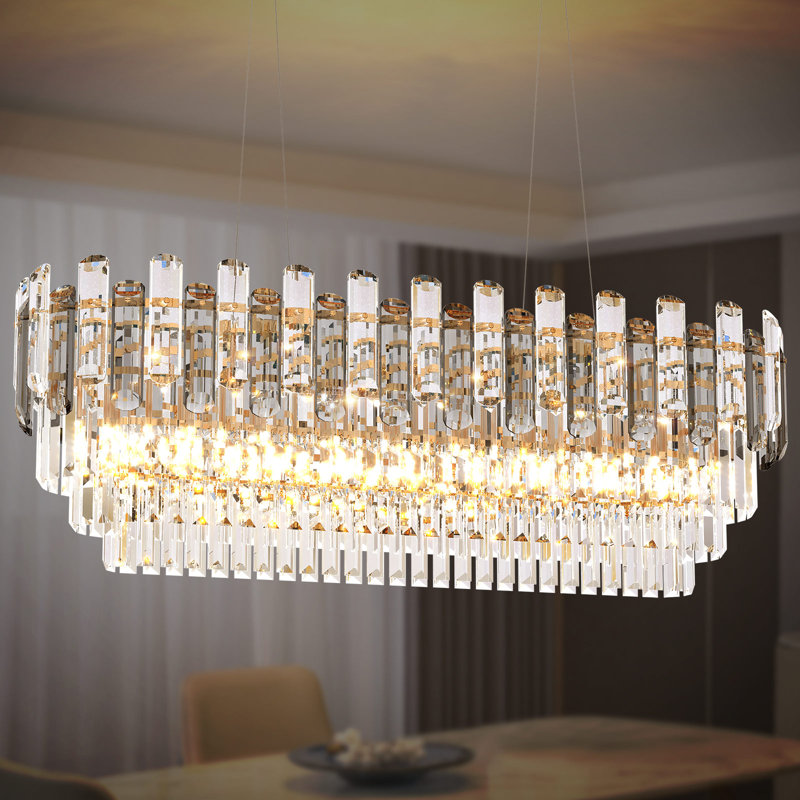 Nolhan 10 - Light Iron Dimmable Chandelier