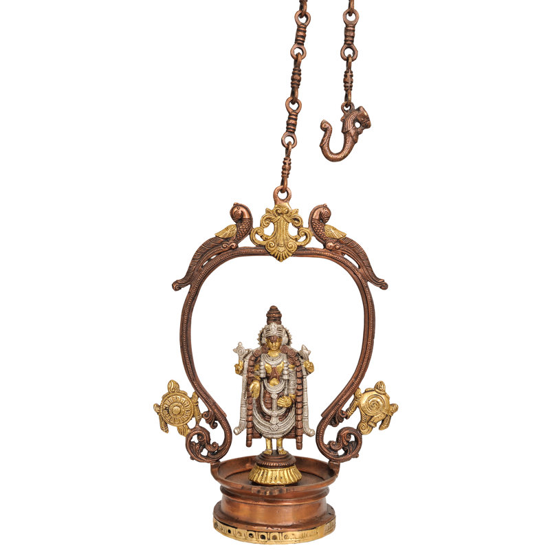 Lord Venkateshvara avec chakra et conque