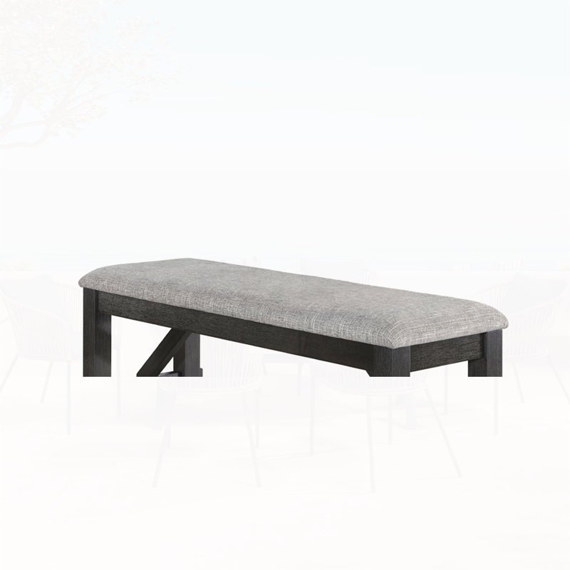 Banc de finition de siège rembourré, Gris anthracite