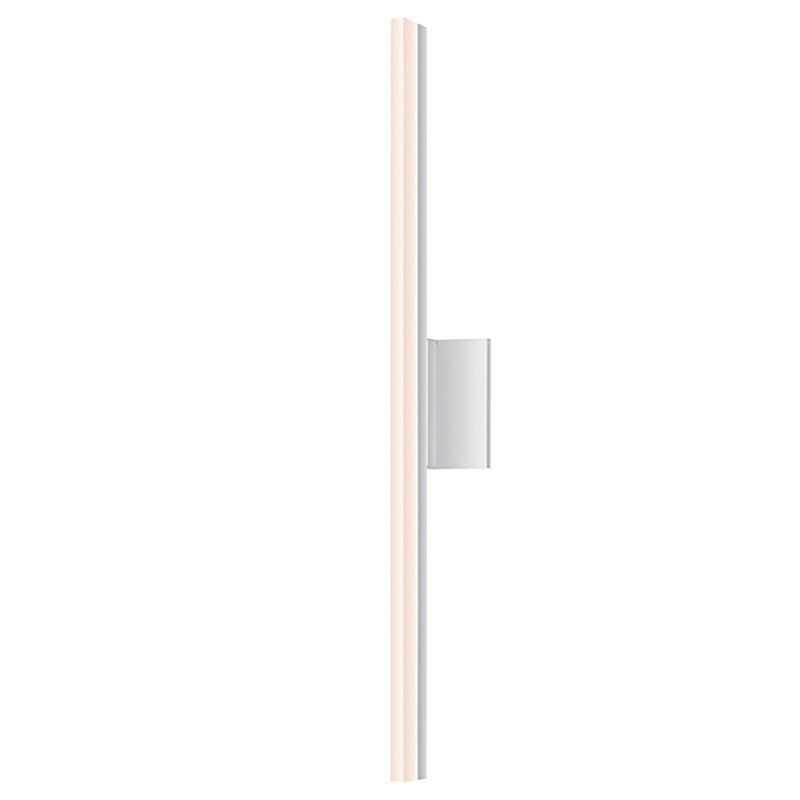 Venango LED Vanity Light, Bright Satin Aluminum, Yes