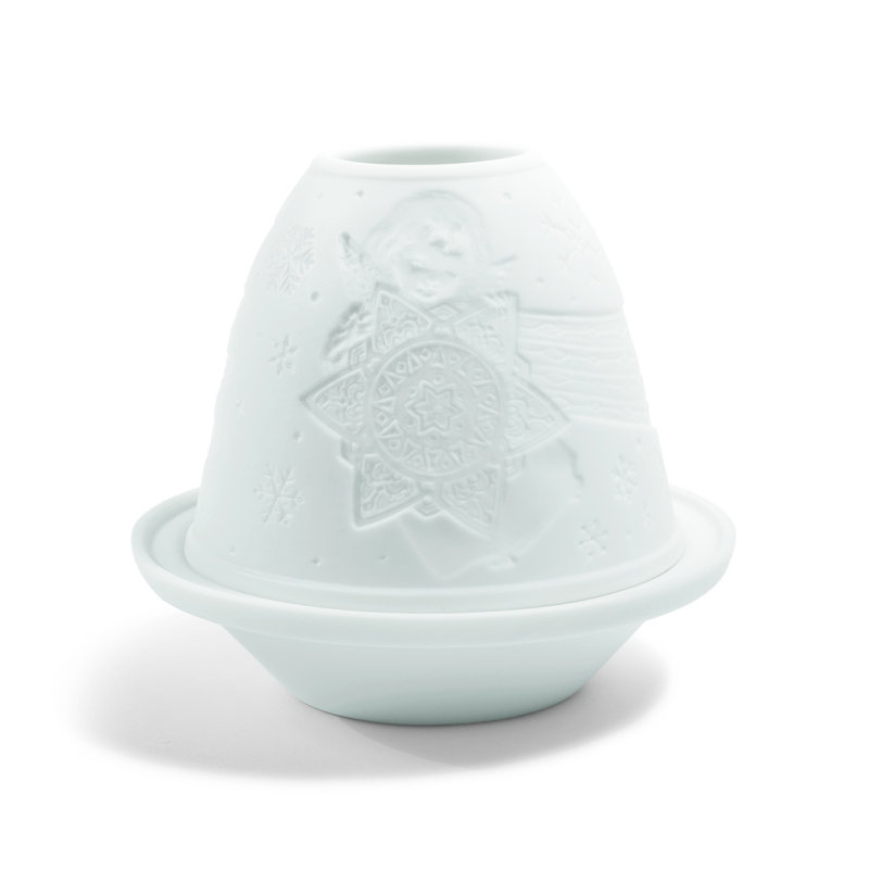 Ange Lithophane avec étoile fantaisie 3,54 po