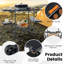Station de cuisine de camping pliante avec station de cuisson extérieure et 4 tables d'appoint
