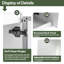 Ensemble de meuble-lavabo simple 54 po avec plateau en céramique Quorin-1563525451