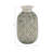 Decorative Ceramic Geometric Table Vase for Home Decor - Patterned Flower Vase for Shelf Styling and Living Room Display, Green-1419264251