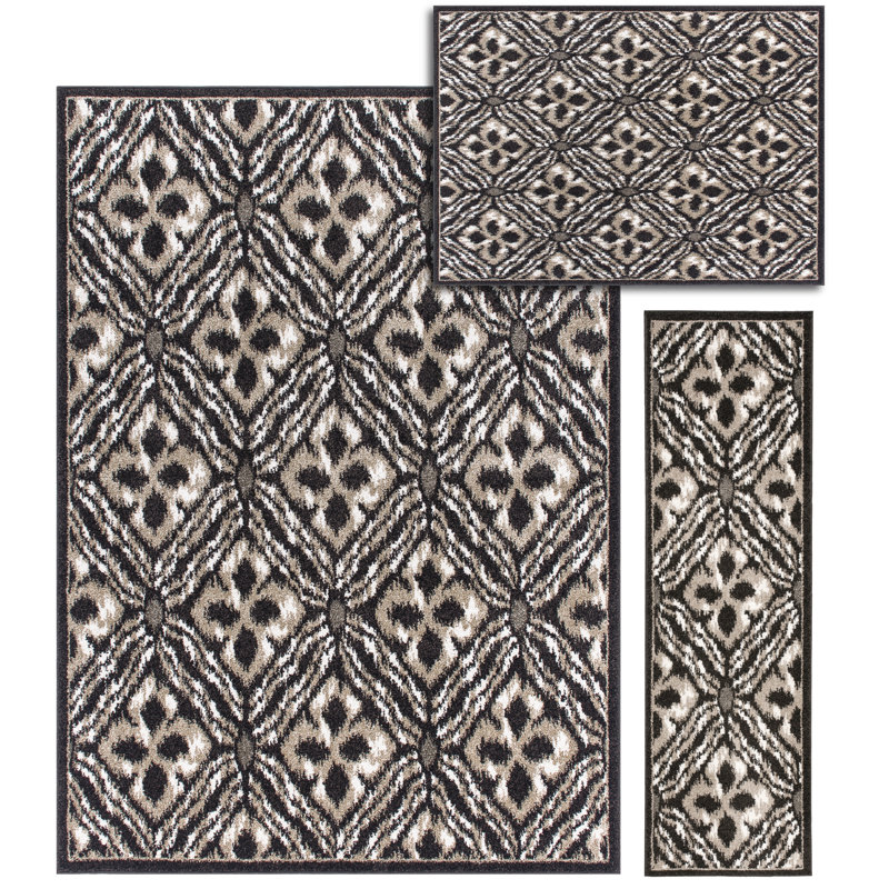 Ensemble de tapis de Cedar Creek 3 pièces Espresso