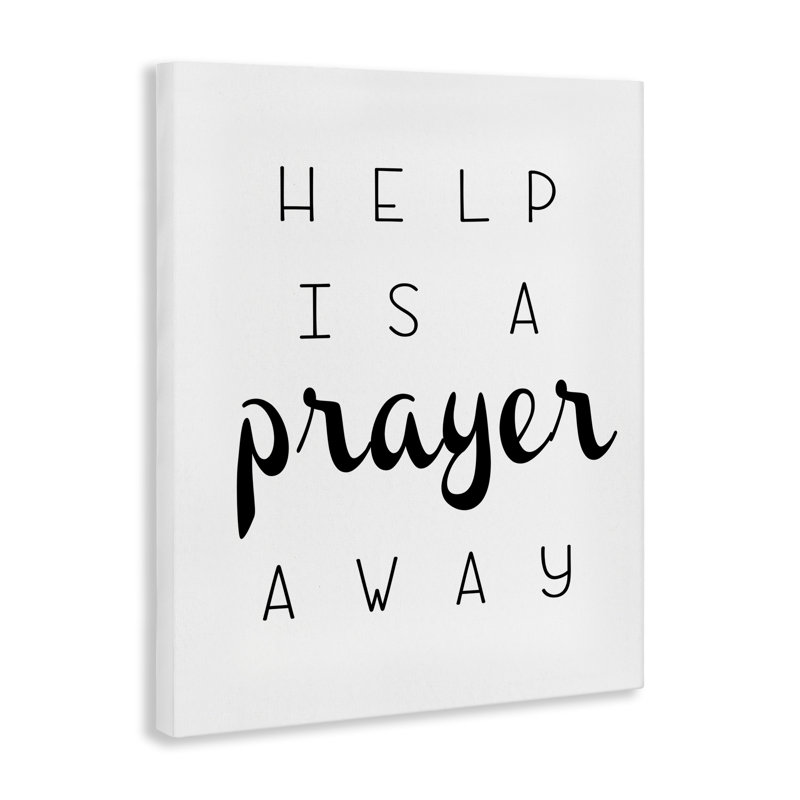 «A Prayer Away Sentiment» par Ashley Calhoun, H 30 po x l 24 po