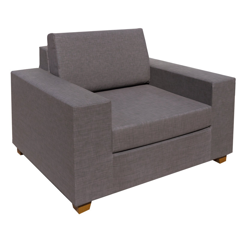 Sarita Upholstered Armchair, Grey