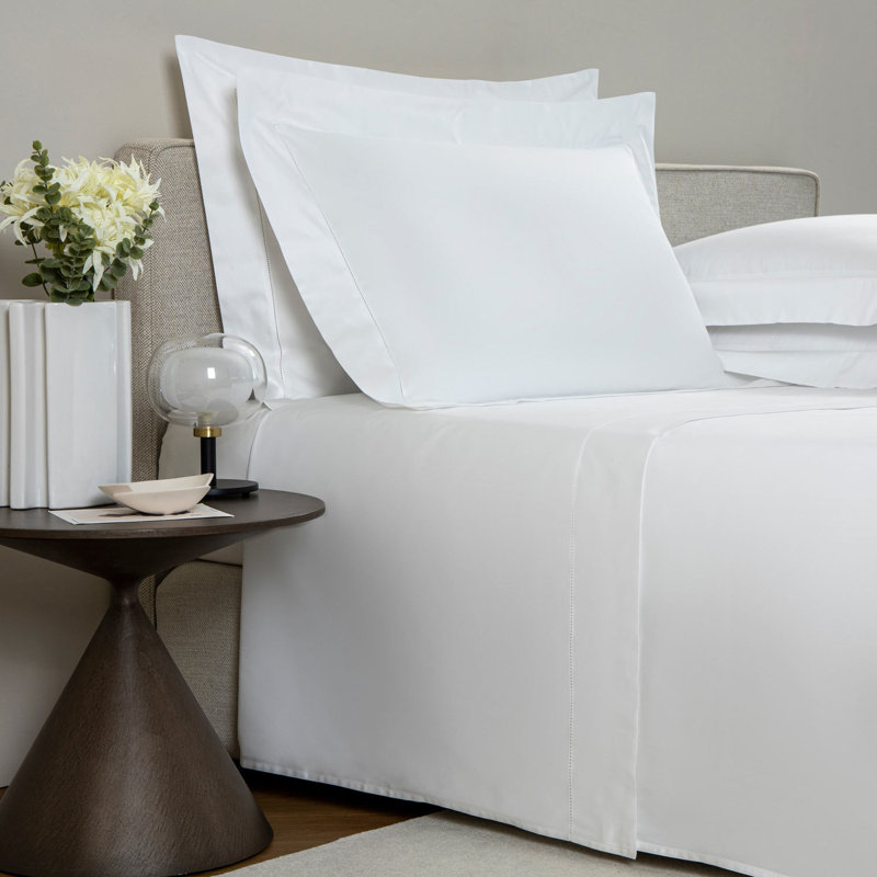 Single Ajour Sheet Set, King Sheet Set with 2 Pillowcases, White