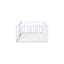 Lits robustes en bois d'hévéa avec rampes à haute clôture pour espaces compacts