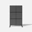Screen Series Black Plastic Arrow Privacy Screen Set