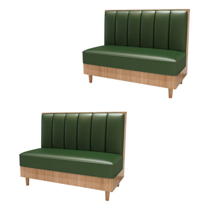 Banc rembourré en similicuir