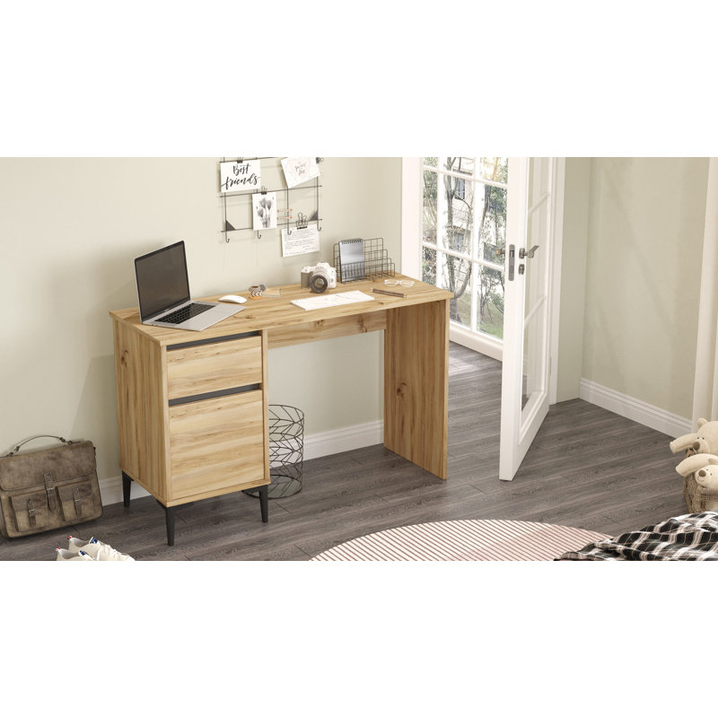 Bureau échelle Locelso, Naturel/noir