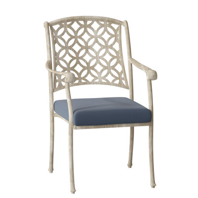 Fauteuil de patio empilable avec coussin Casa