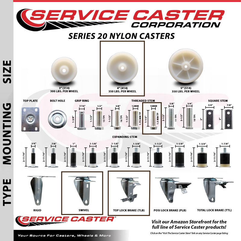 Nylon Caster
