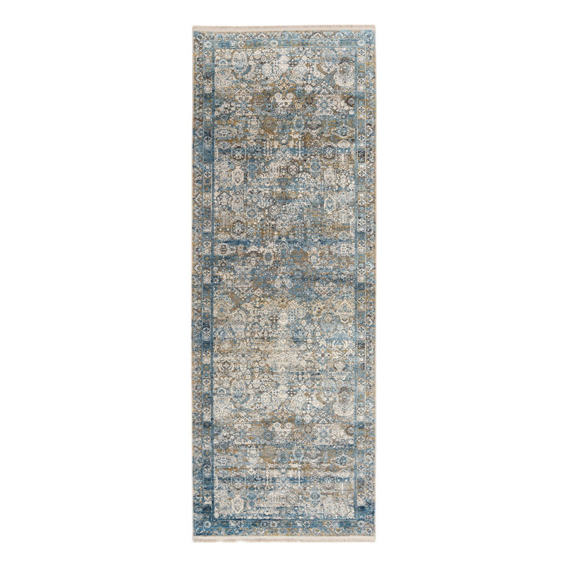 Ezio Oriental Hand Woven Area Rug, Runner 80 x 300cm