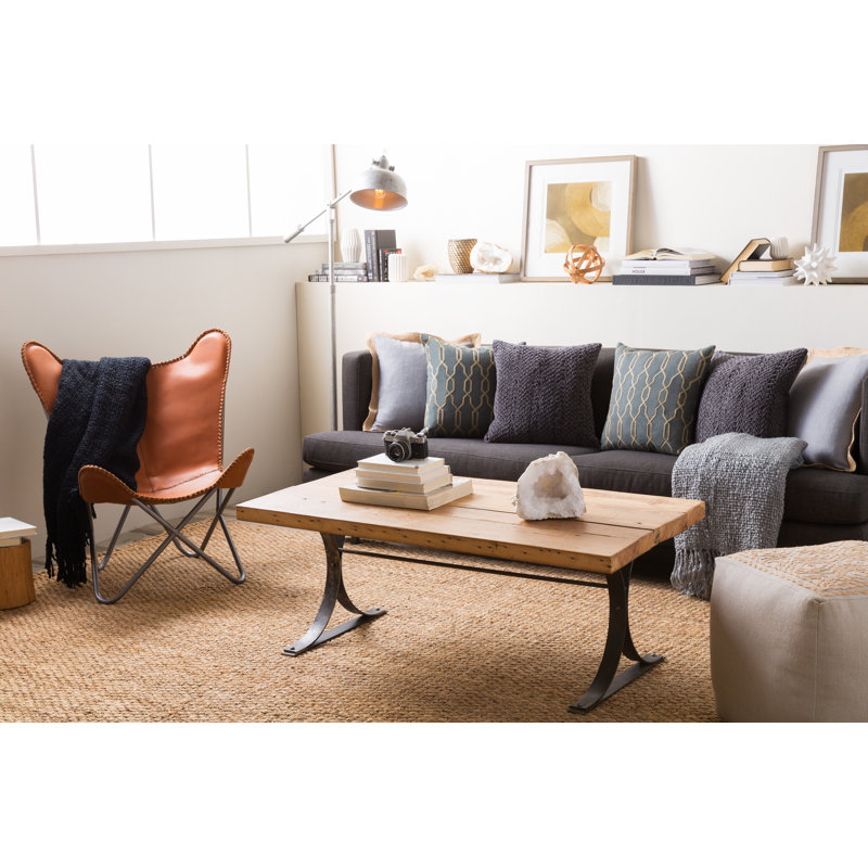 Coussin Cadence, 20 po x 20 po, Gris, Polyester / Bourre en polyester