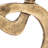 Decorative Object Linked Ring Sculpture for Home Decor - Abstract Metal Figurine Statement Accent Ideal Decoration for Living Room and Console Styling-21484502-27873585