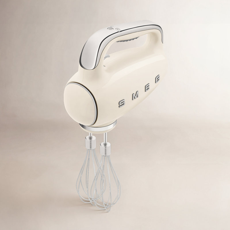 SMEG 50's Retro Style Electric Hand Mixer, Cream