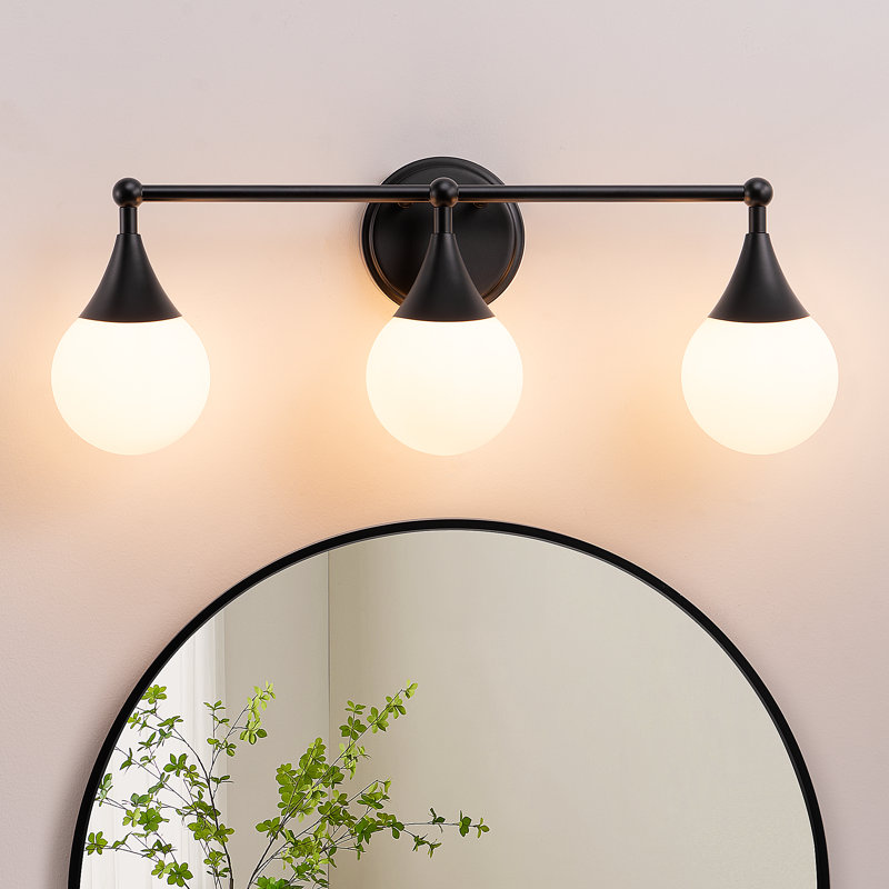 Dimmable Bathroom Vanity Light 3-Light Wall Sconce