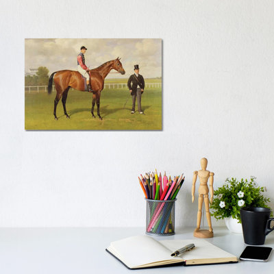 Persimmon', Winner Of The 1896 Derby, 1896 by Emil Adam - Wrapped Canvas Painting