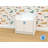 Szn02 bedside table, white handle