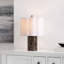 Lampe de table en marbre 17,5 po Rosalie